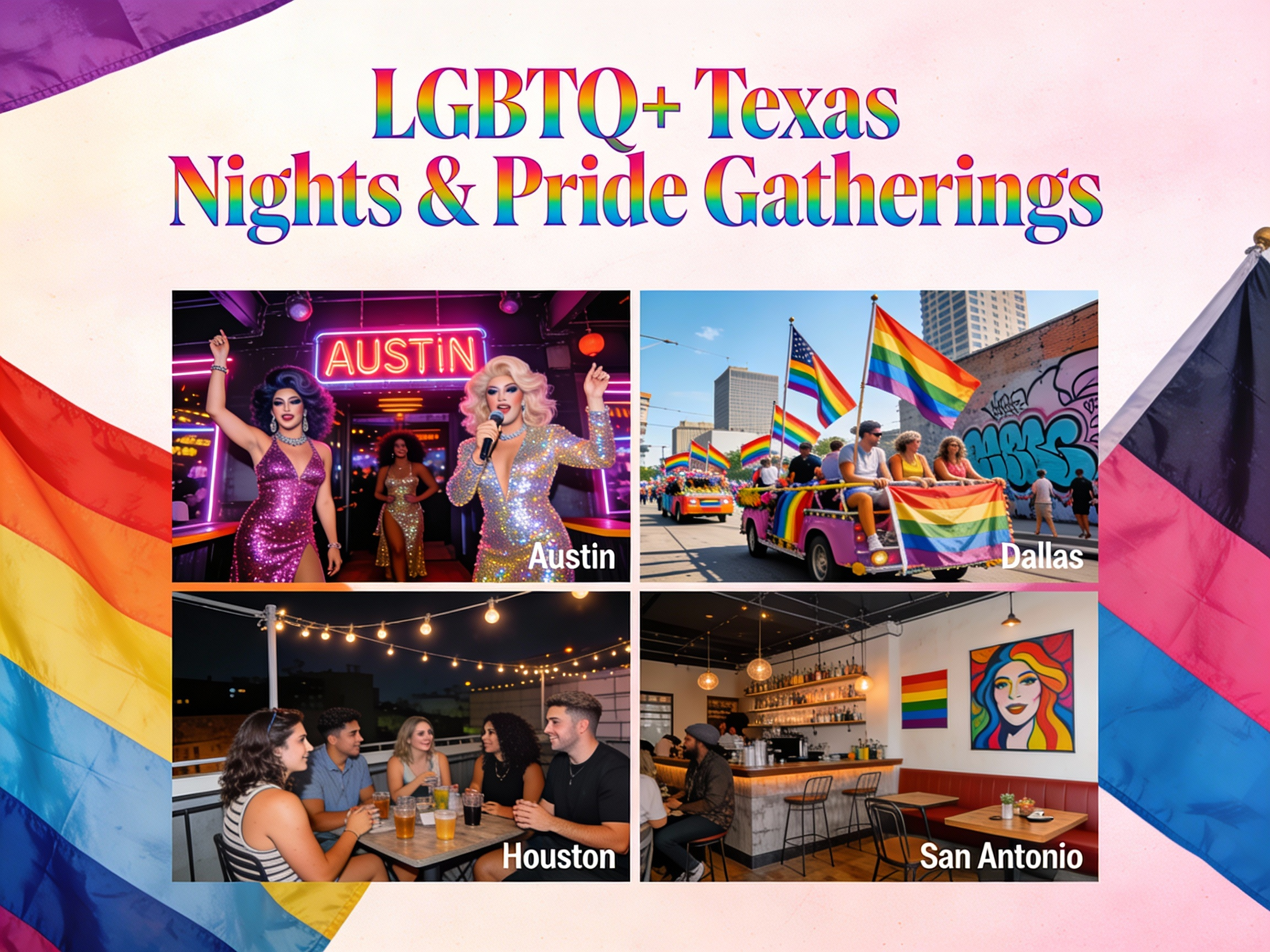 LGBTQ+ Clubs, Resorts & Events in Texas