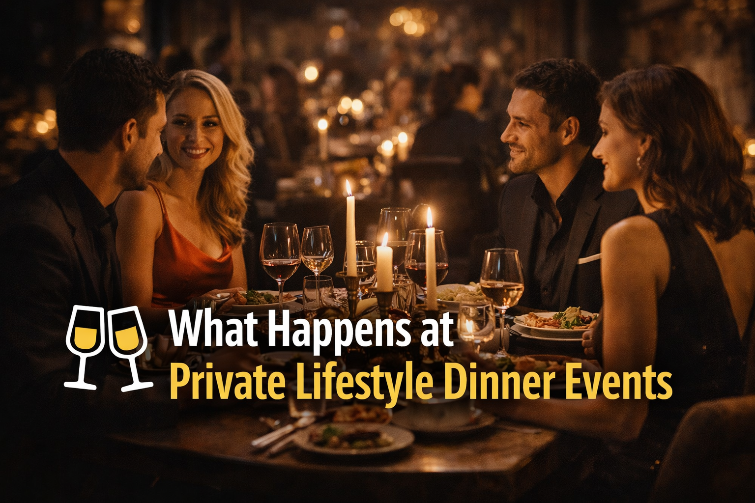 What Happens at Private Lifestyle Dinner Events