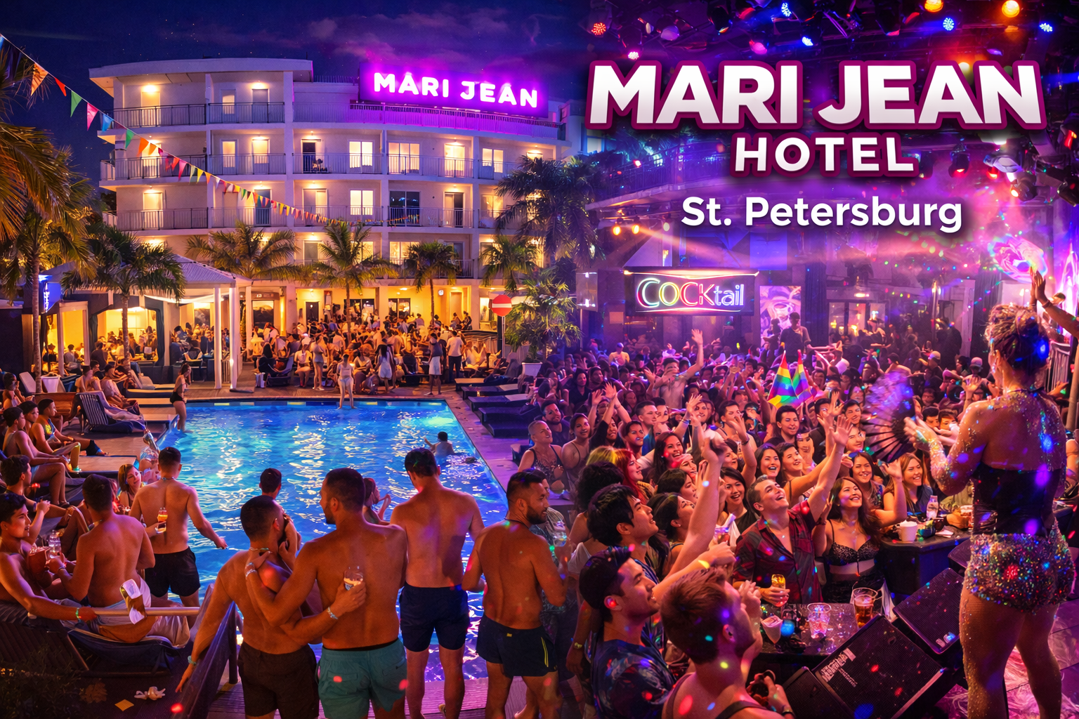 Mari Jean Hotel St. Pete LGBTQ+ Adults-Only Retreat